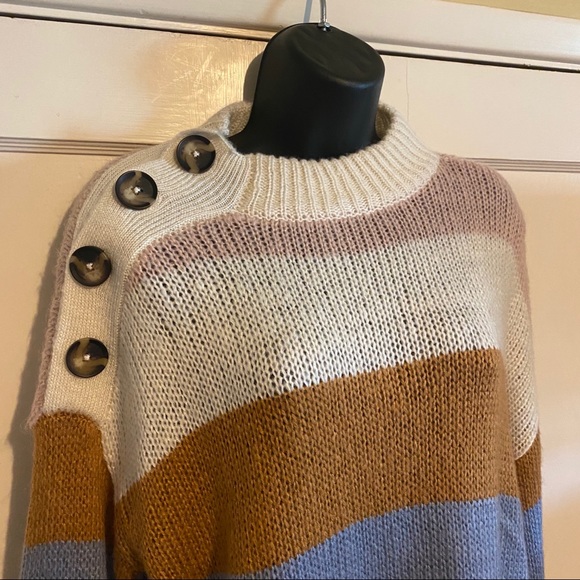 American Rag Striped oversized sweater XXL - Picture 5 of 16